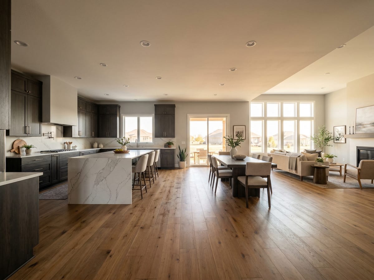 A whole-home remodel completed by JAKS Construction in the Wichita area