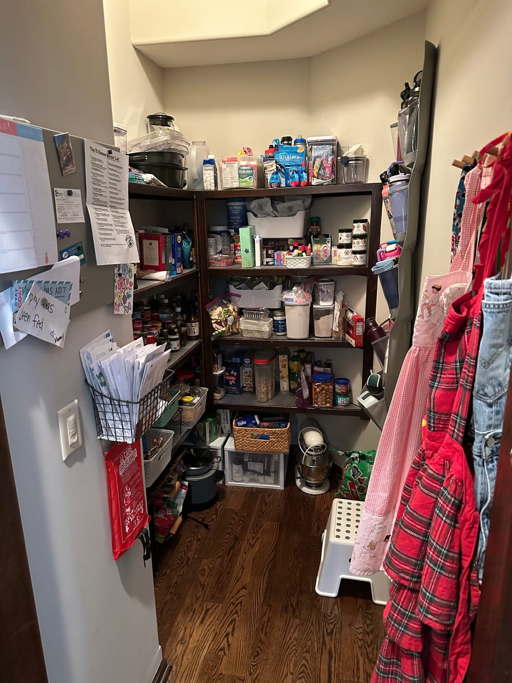 The Andover pantry space before the JAKS Construction cabinetry install